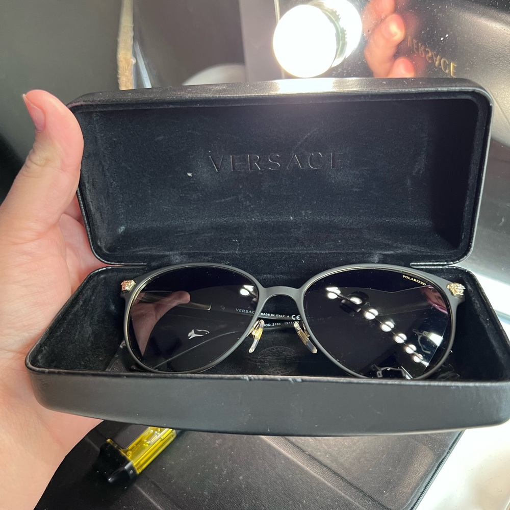 Versace Elegant Black Sunglasses